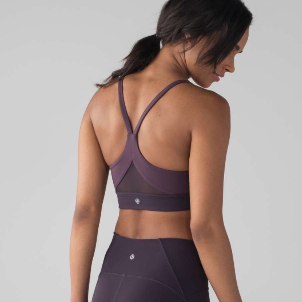 lululemon athletica Train Times Bra in Purple